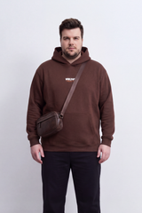 Men's Tomato Store Melton Big Size Sweatshirt Hooded Design Worldwide Collection Back Typography