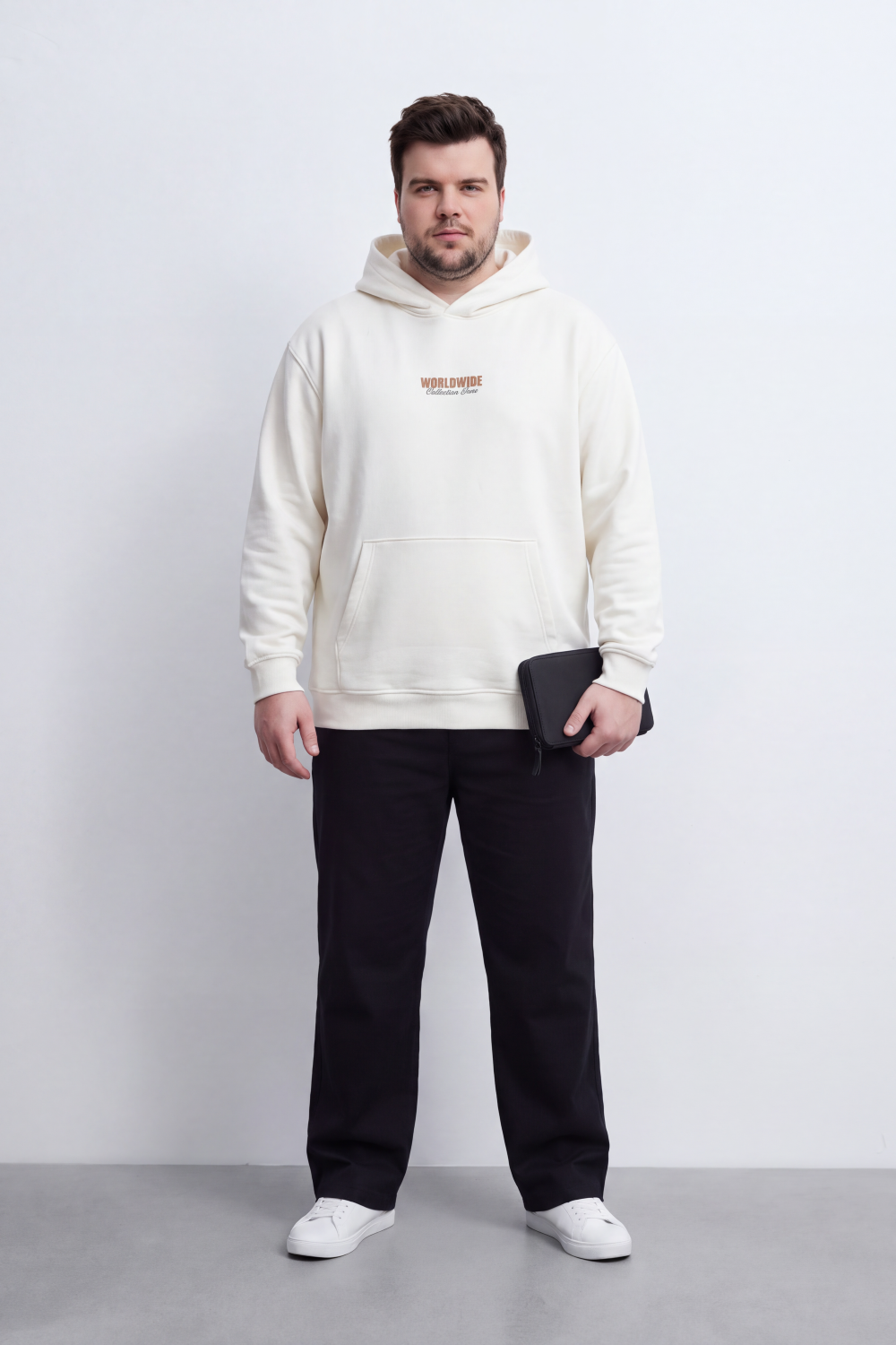 Men's Tomato Store Melton Big Size Sweatshirt Hooded Design Worldwide Collection Back Typography
