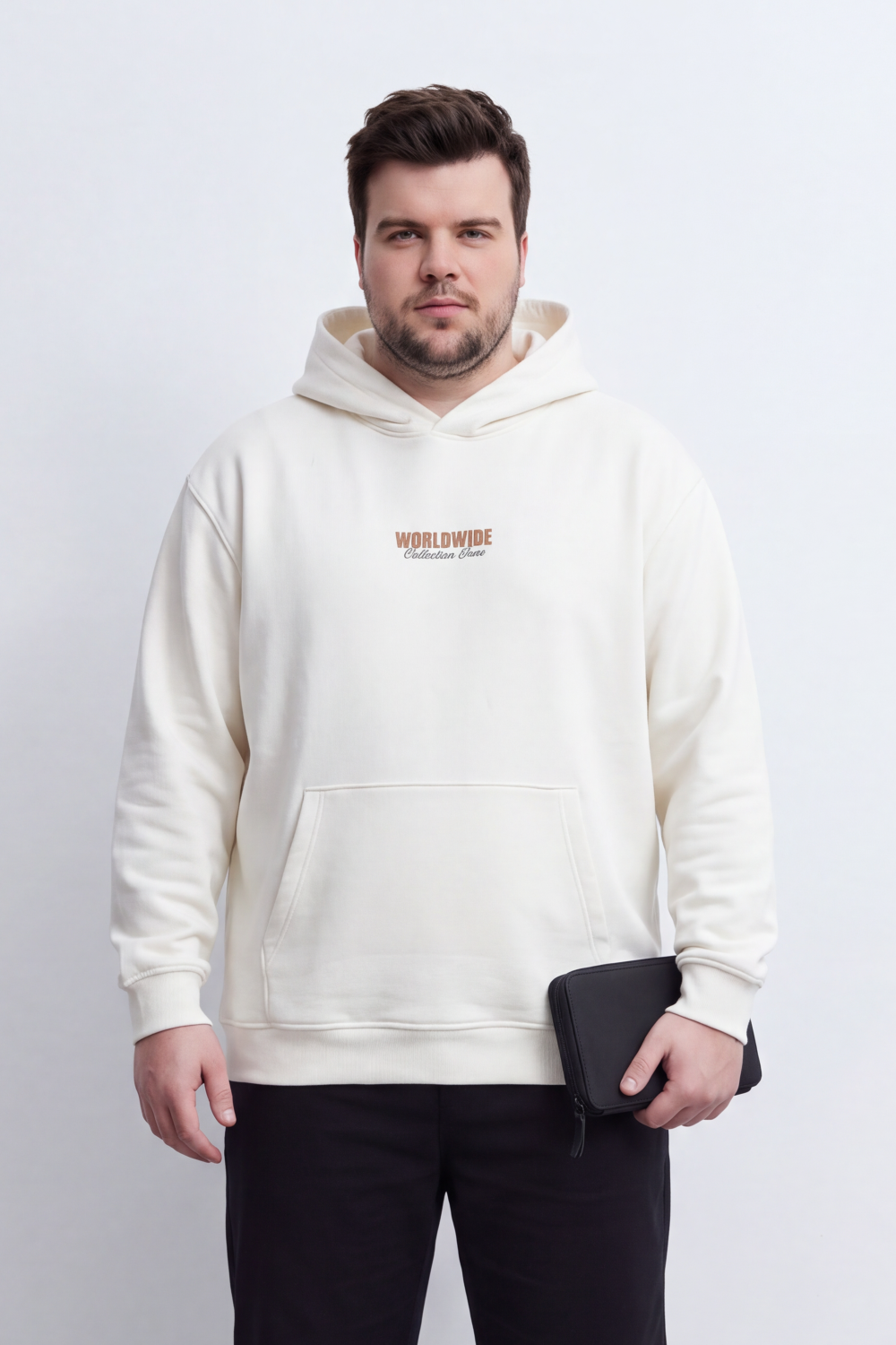 Men's Tomato Store Melton Big Size Sweatshirt Hooded Design Worldwide Collection Back Typography