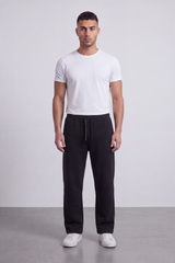 Men's Tomato Store Soft Brushed Knit Jogger Sweatpants Elastic Drawstring Waist Wide Leg Summer Melton