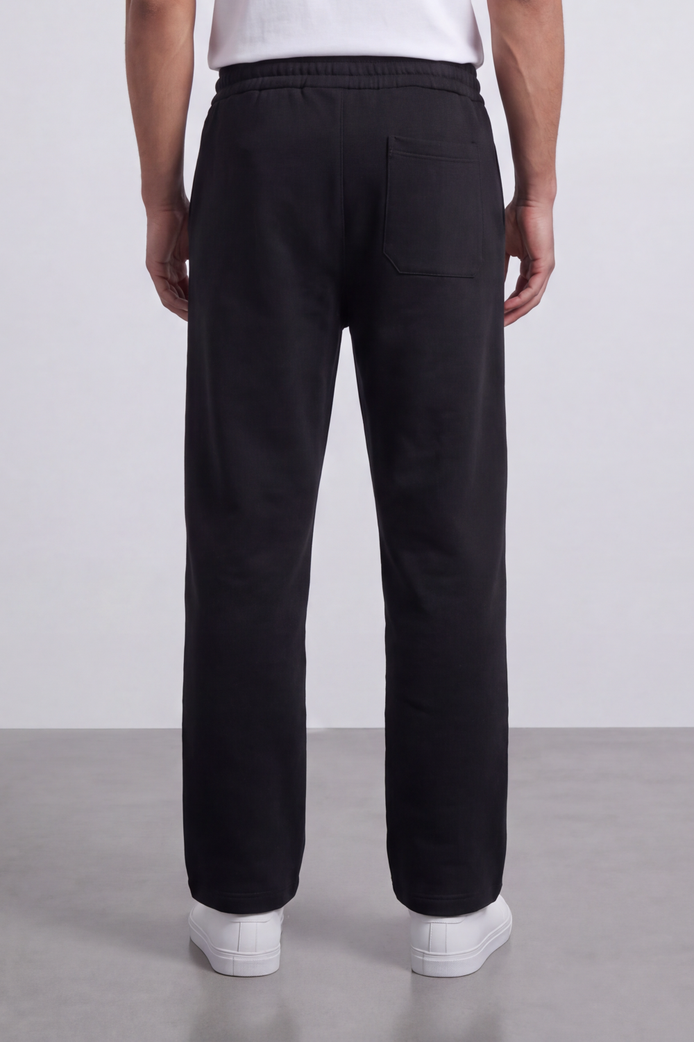 Men's Tomato Store Soft Brushed Knit Jogger Sweatpants Elastic Drawstring Waist Wide Leg Summer Melton