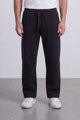 Men's Tomato Store Soft Brushed Knit Jogger Sweatpants Elastic Drawstring Waist Wide Leg Summer Melton
