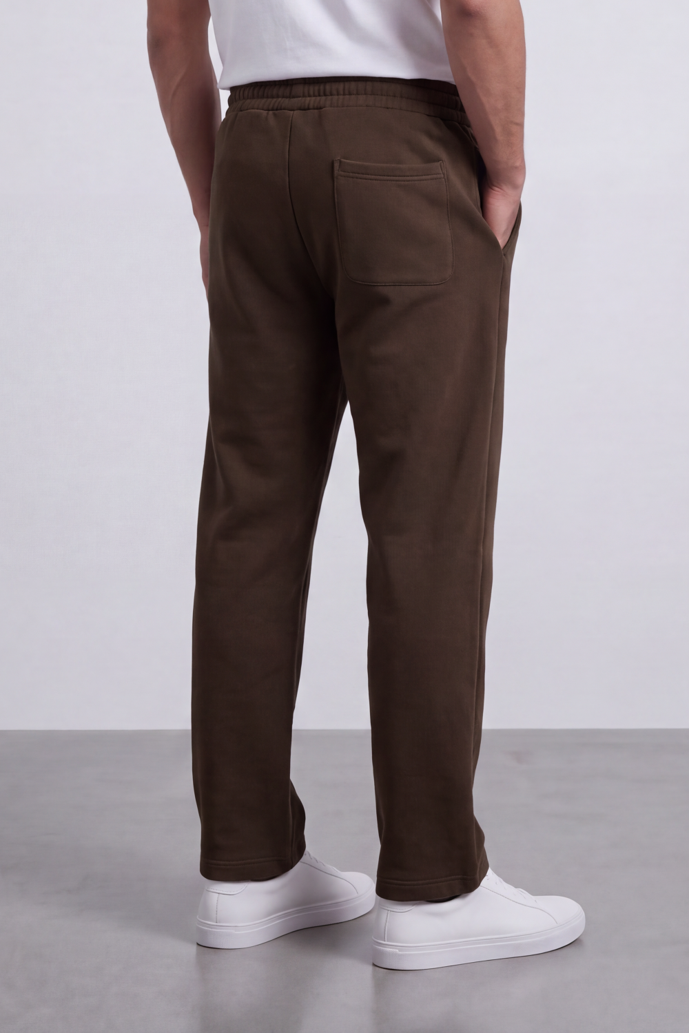 Men's Tomato Store Soft Brushed Knit Jogger Sweatpants Elastic Drawstring Waist Wide Leg Summer Melton