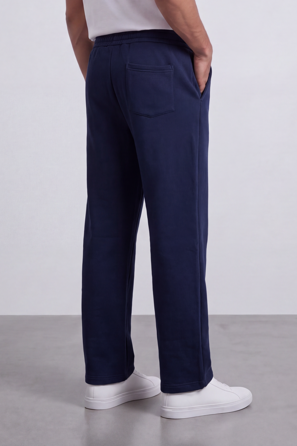 Men's Tomato Store Soft Brushed Knit Jogger Sweatpants Elastic Drawstring Waist Wide Leg Summer Melton