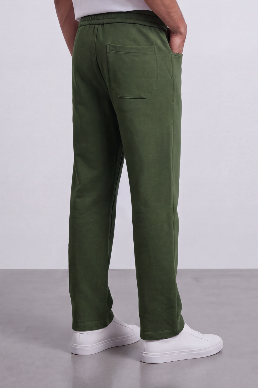 Men's Tomato Store Soft Brushed Knit Jogger Sweatpants Elastic Drawstring Waist Wide Leg Summer Melton