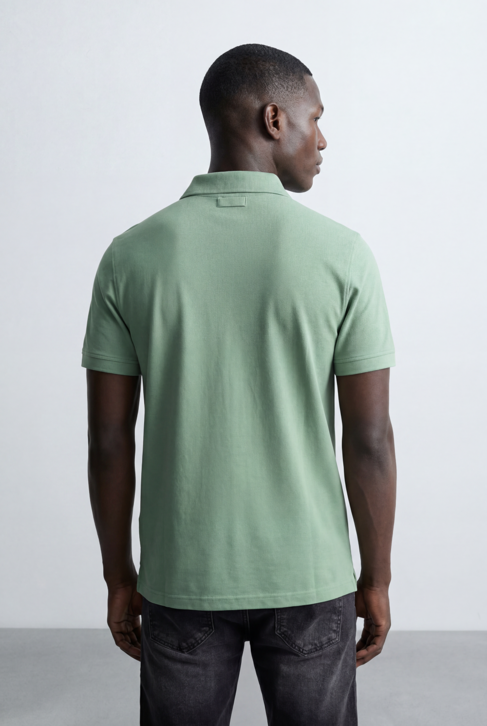 Men’s Tomato Store Classic Polo T-Shirt Clean Minimal Design Two Button Placket
