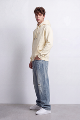 Men's Tomato Store Long Sleeve Drawstring Hood Kangaroo Pocket Slim Fit Sweatshirt
