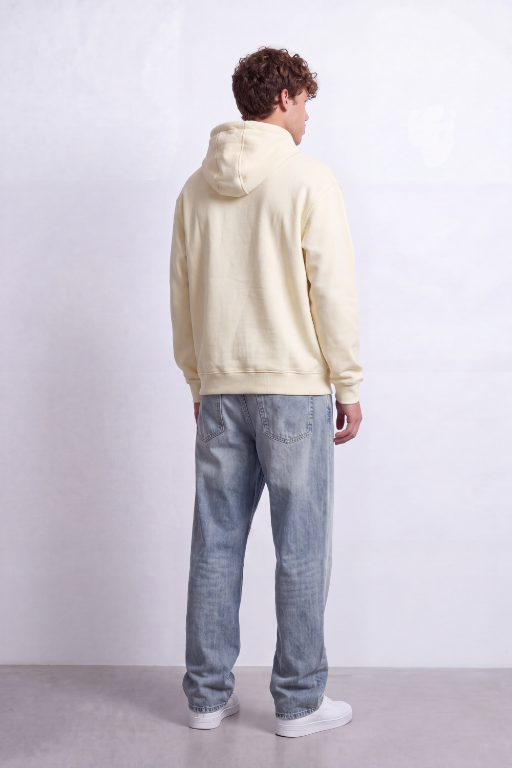 Men's Tomato Store Long Sleeve Drawstring Hood Kangaroo Pocket Slim Fit Sweatshirt