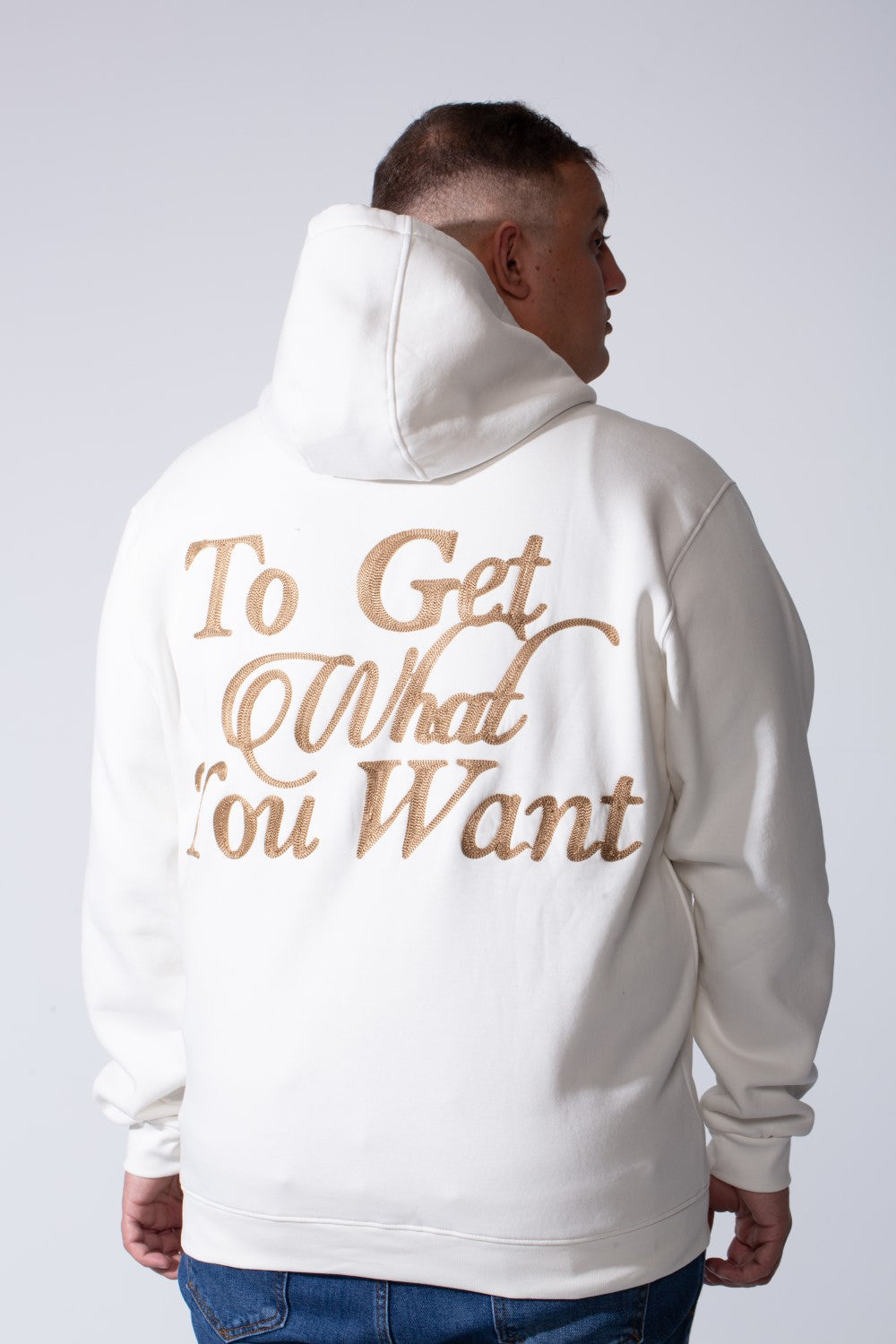 Men's Long Sleeves Textured Front Kangaroo Pocket Comfy Big Size Hooded Melton Sweatshirt
