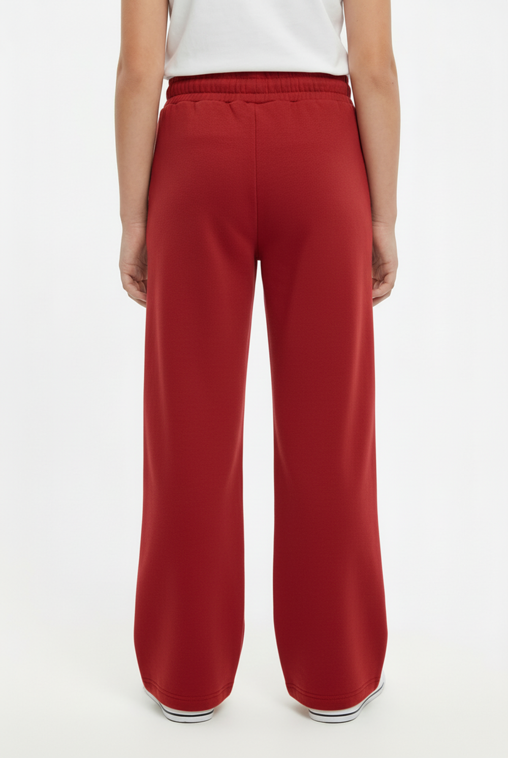 Girl's Slim Fit Practical Material One Side Print Comfy Daily Wear Pants