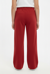Girl's Slim Fit Practical Material One Side Print Comfy Daily Wear Pants