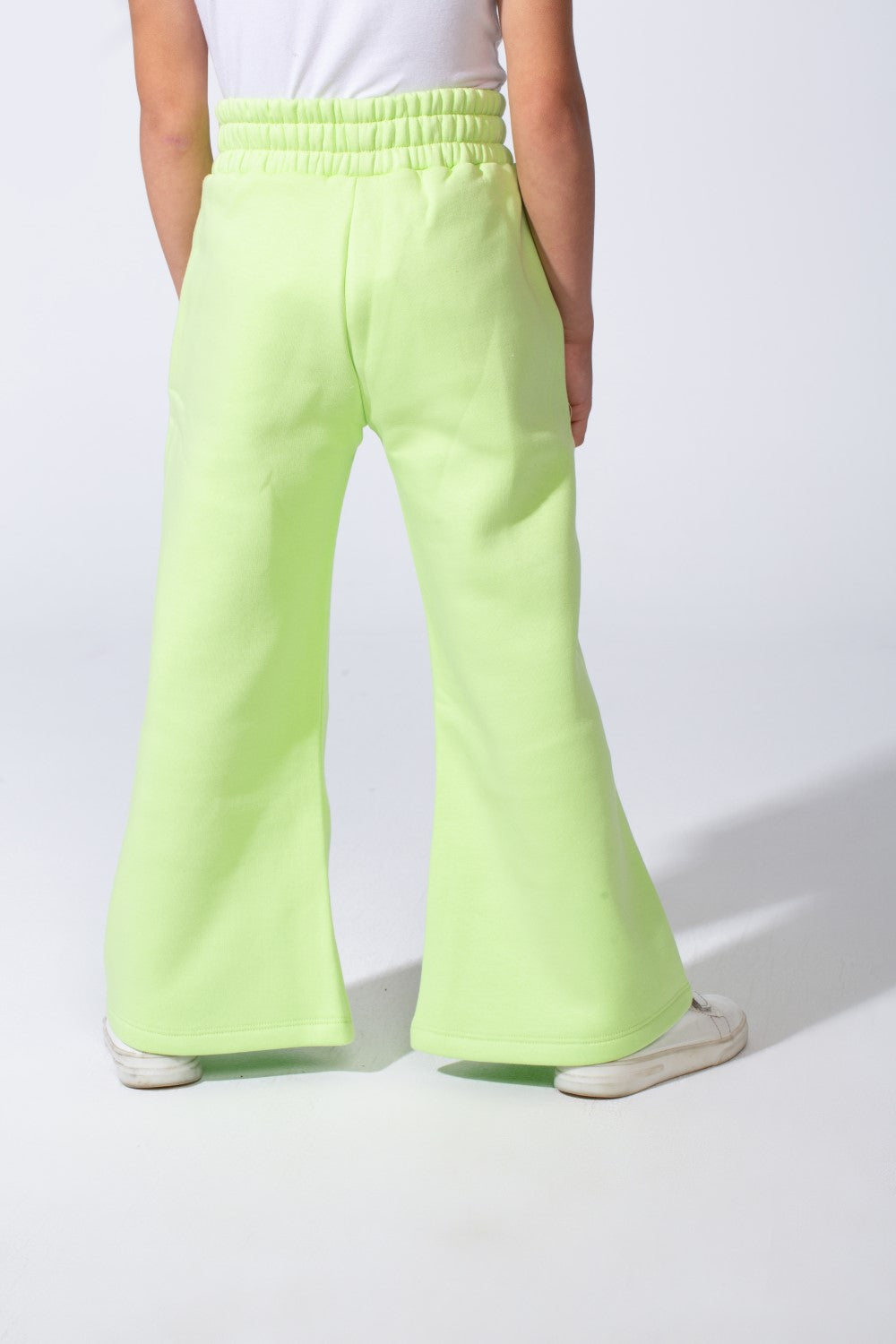 Girl's Slim Fit Practical Material One Side Print Comfy Daily Wear Pants
