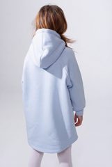 سويت شيرت ملبن بغطاء رأس بقصة Slim Fit وأكمام طويلة وطباعة جرافيكية مرحة مريحة وكاجوال للفتيات