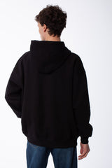 Men's Long Sleeves Hood Kangaroo Pocket Versatile Basic Comfy Piece Oversize Melton Sweatshirt
