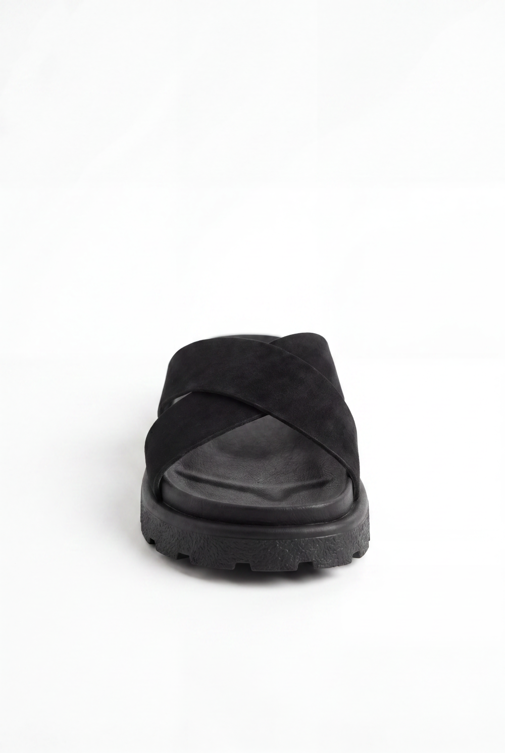 Men’s Tomato Store Slide Sandals Featuring Wide Cross Straps Chunky Grip Sole
