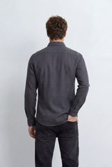 Men’s Tomato Store Linen Blend Shirt Breathable Natural Texture Button Down