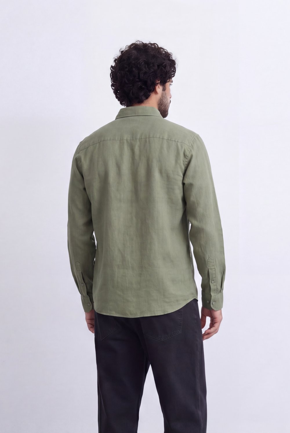 Men's Regular Fit Long Sleeve Basic Shirt With Button-Down Clean Casual Everyday Style Tomato Store