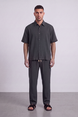 Men's Tomato Store Summer Co-Ord Set Clean Button-Front Styling Outfit