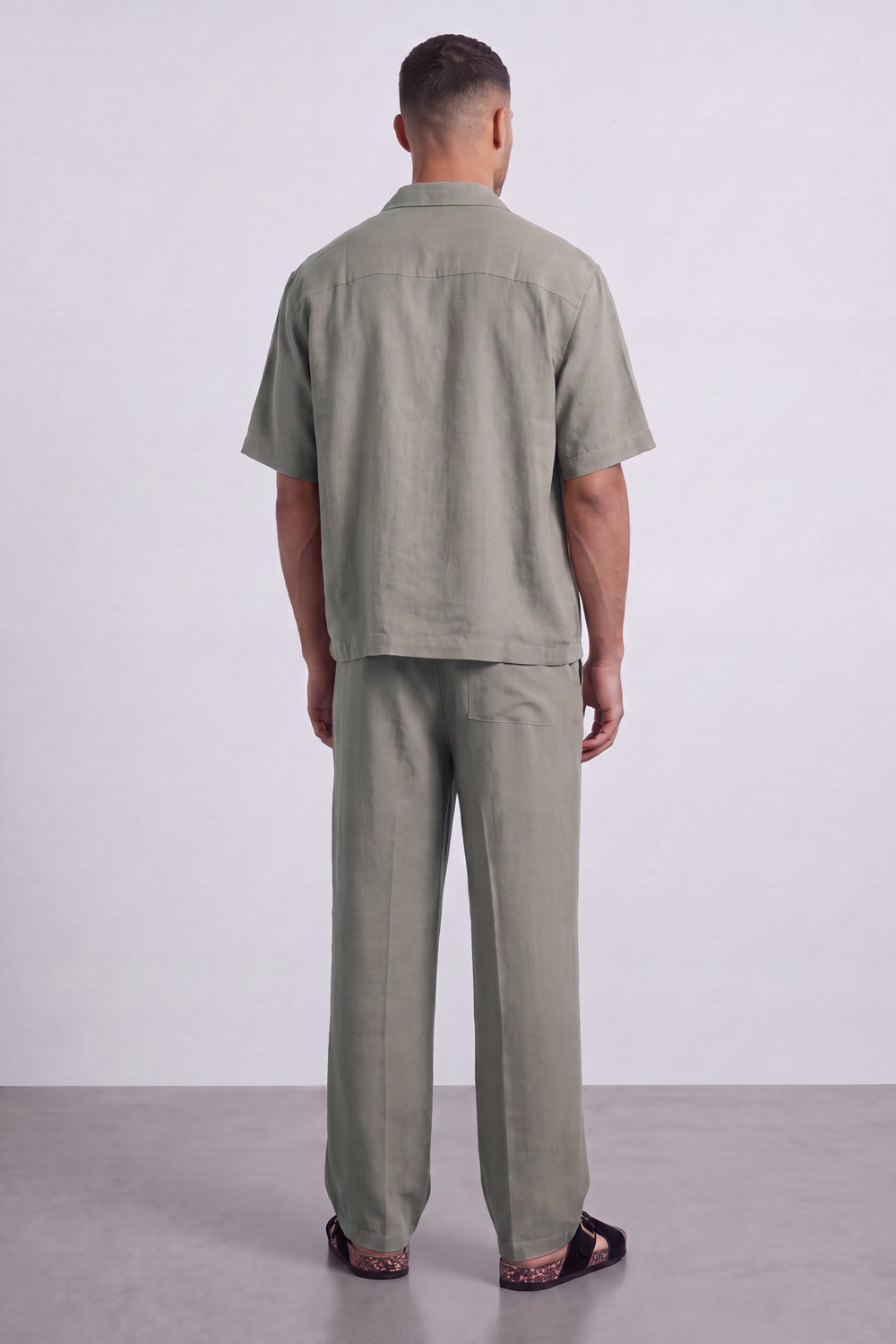 Men's Tomato Store Summer Co-Ord Set Clean Button-Front Styling Outfit