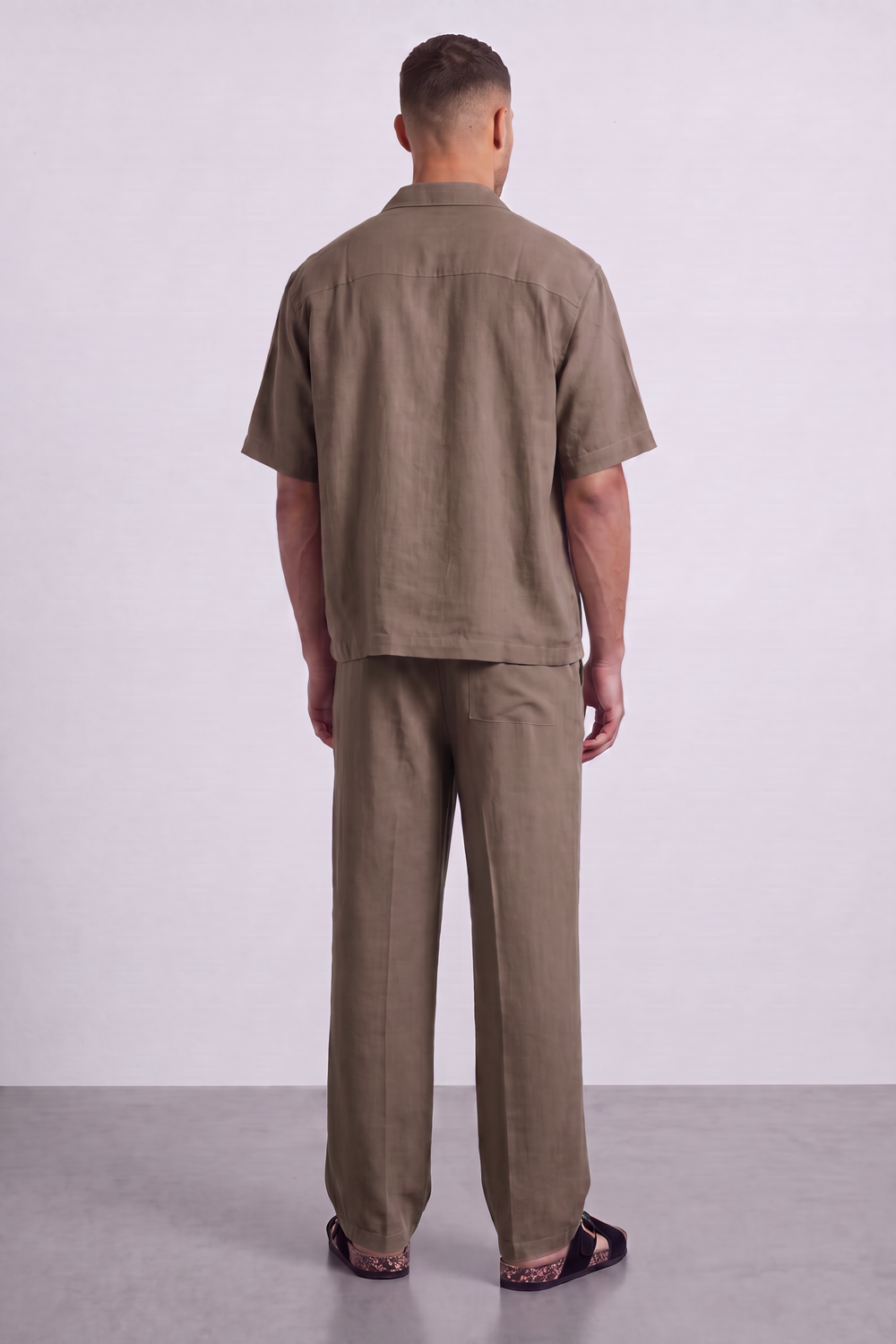 Men's Tomato Store Summer Co-Ord Set Clean Button-Front Styling Outfit