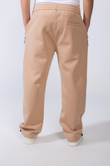 Men's Waistband With Zipper Pockets Comfortable Casual Everyday Wear Wide Leg Sweatpants