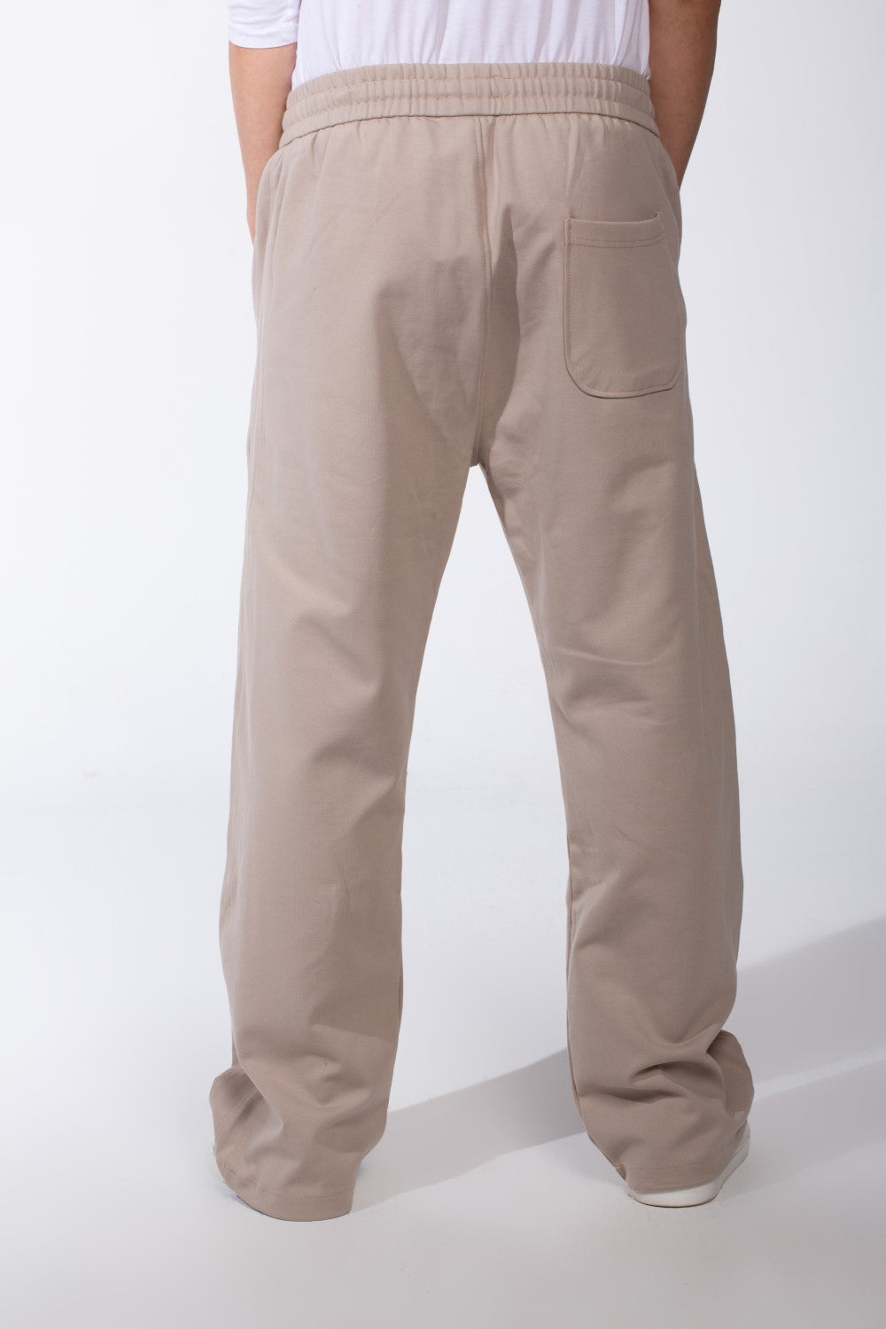 Men's Wide Leg Sweatpants Double Needle Side Seams In-Seam Side Pockets Designed