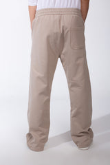 Men's Wide Leg Sweatpants Double Needle Side Seams In-Seam Side Pockets Designed