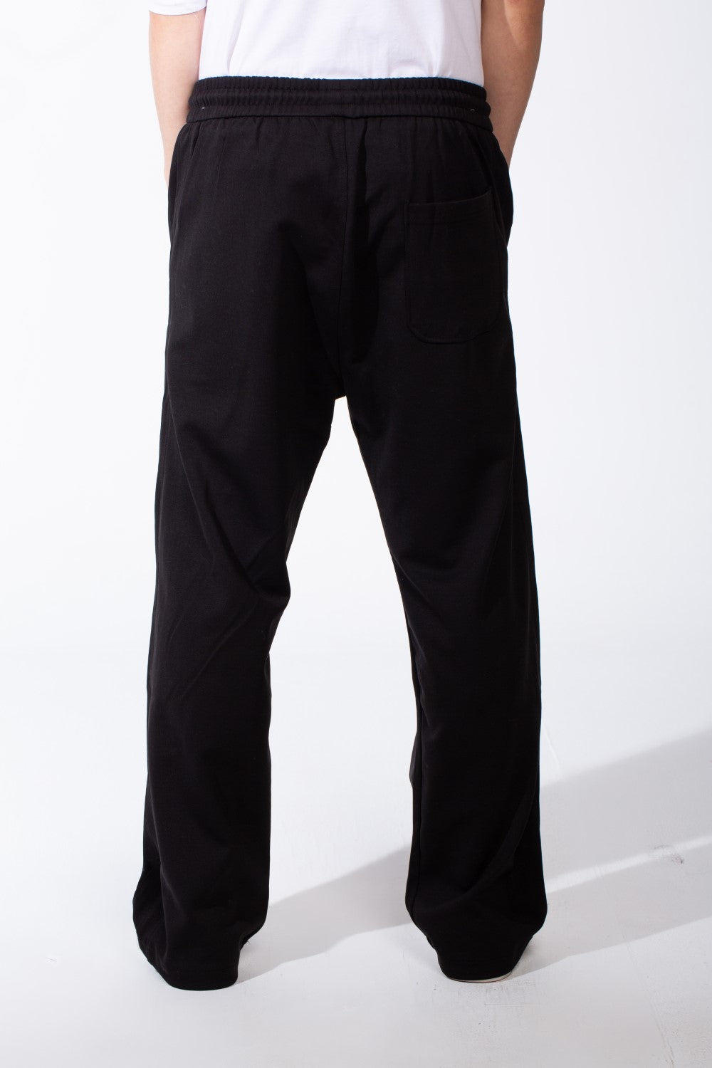 Men's Wide Leg Sweatpants Double Needle Side Seams In-Seam Side Pockets Designed