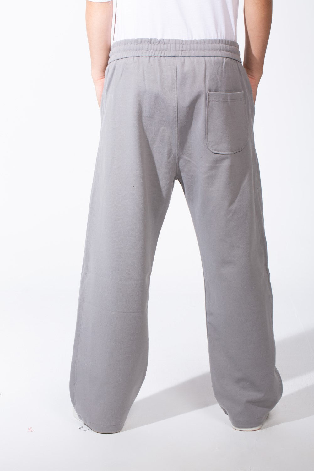 Men's Wide Leg Sweatpants Double Needle Side Seams In-Seam Side Pockets Designed