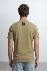 Men’s Tomato Store Short Sleeves Textured Knit Crew Neck Regular Fit T-Shirt