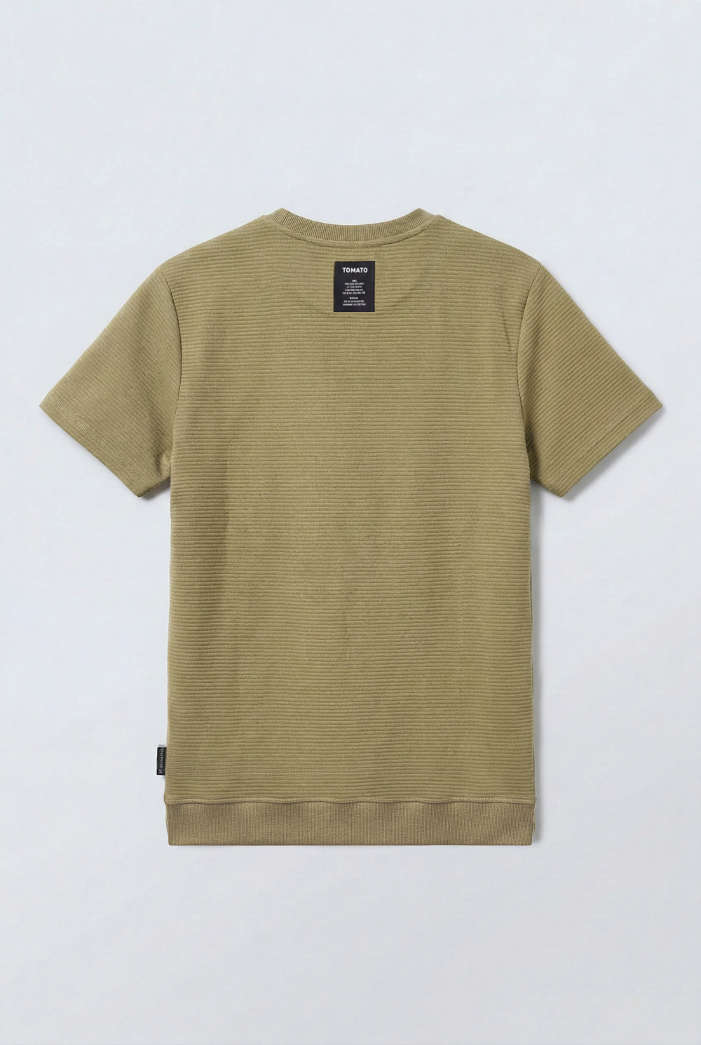 Men’s Tomato Store Short Sleeves Textured Knit Crew Neck Regular Fit T-Shirt