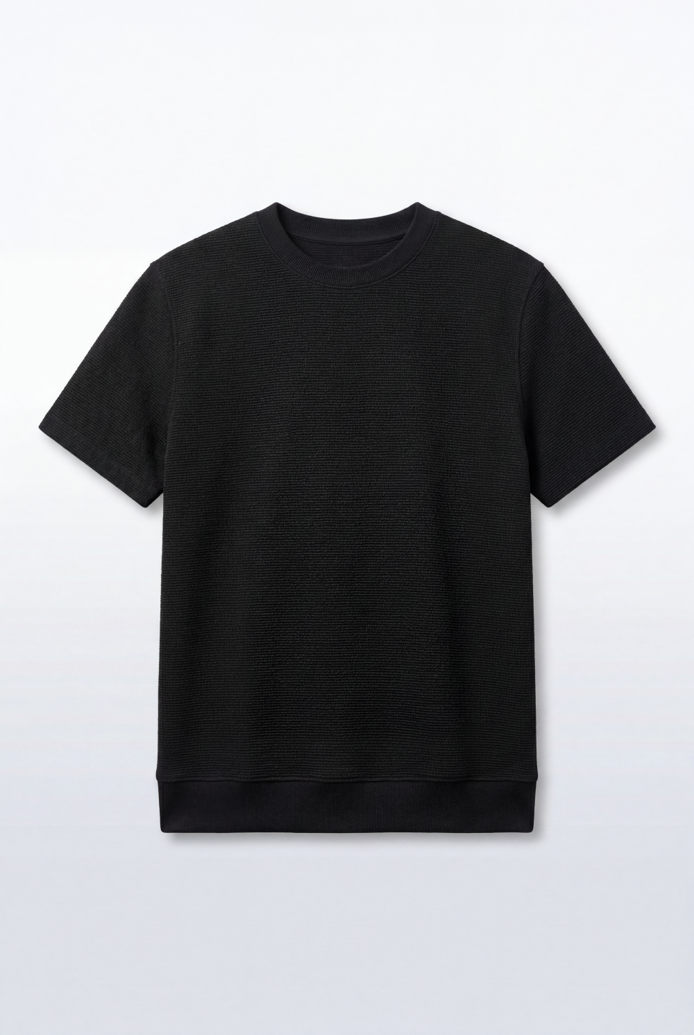 Men’s Tomato Store Short Sleeves Textured Knit Crew Neck Regular Fit T-Shirt