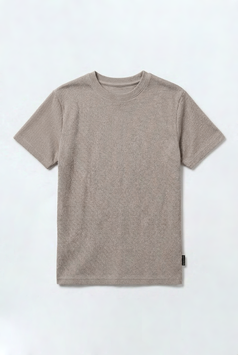 Men's Tomato Store Textured Fabric Casual Edge Basic Short Sleeves T-Shirt