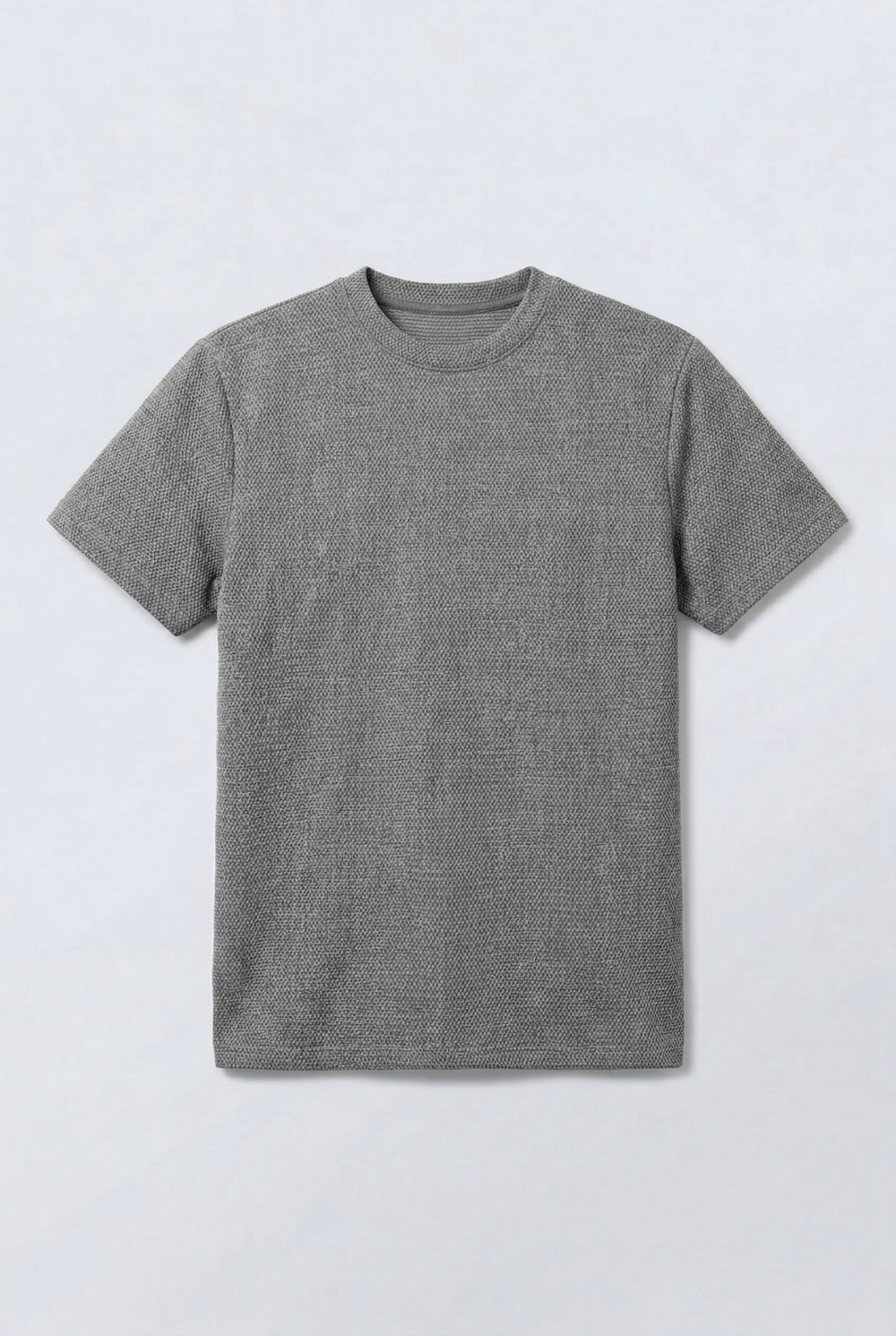 Men's Tomato Store Textured Fabric Casual Edge Basic Short Sleeves T-Shirt