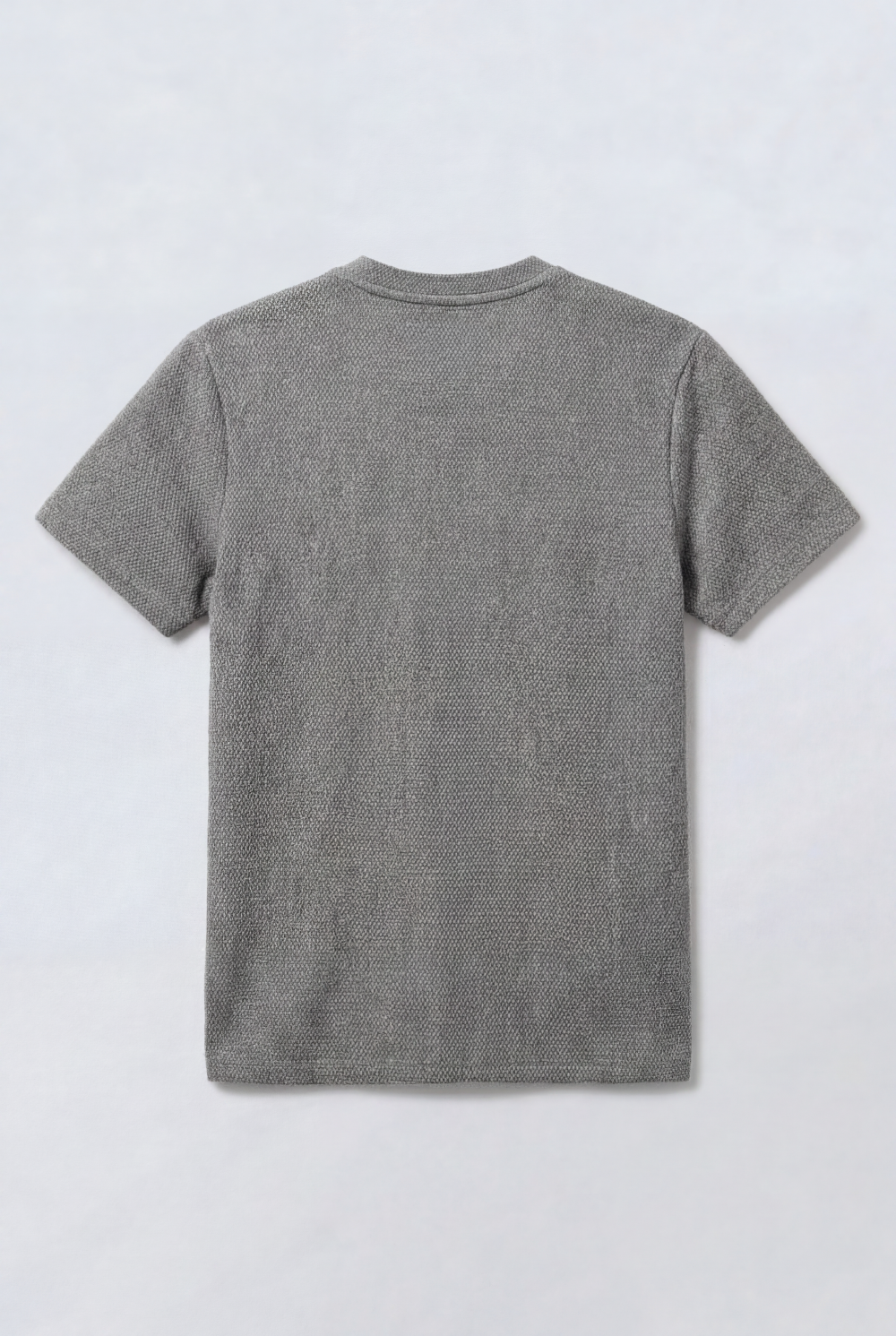 Men's Tomato Store Textured Fabric Casual Edge Basic Short Sleeves T-Shirt