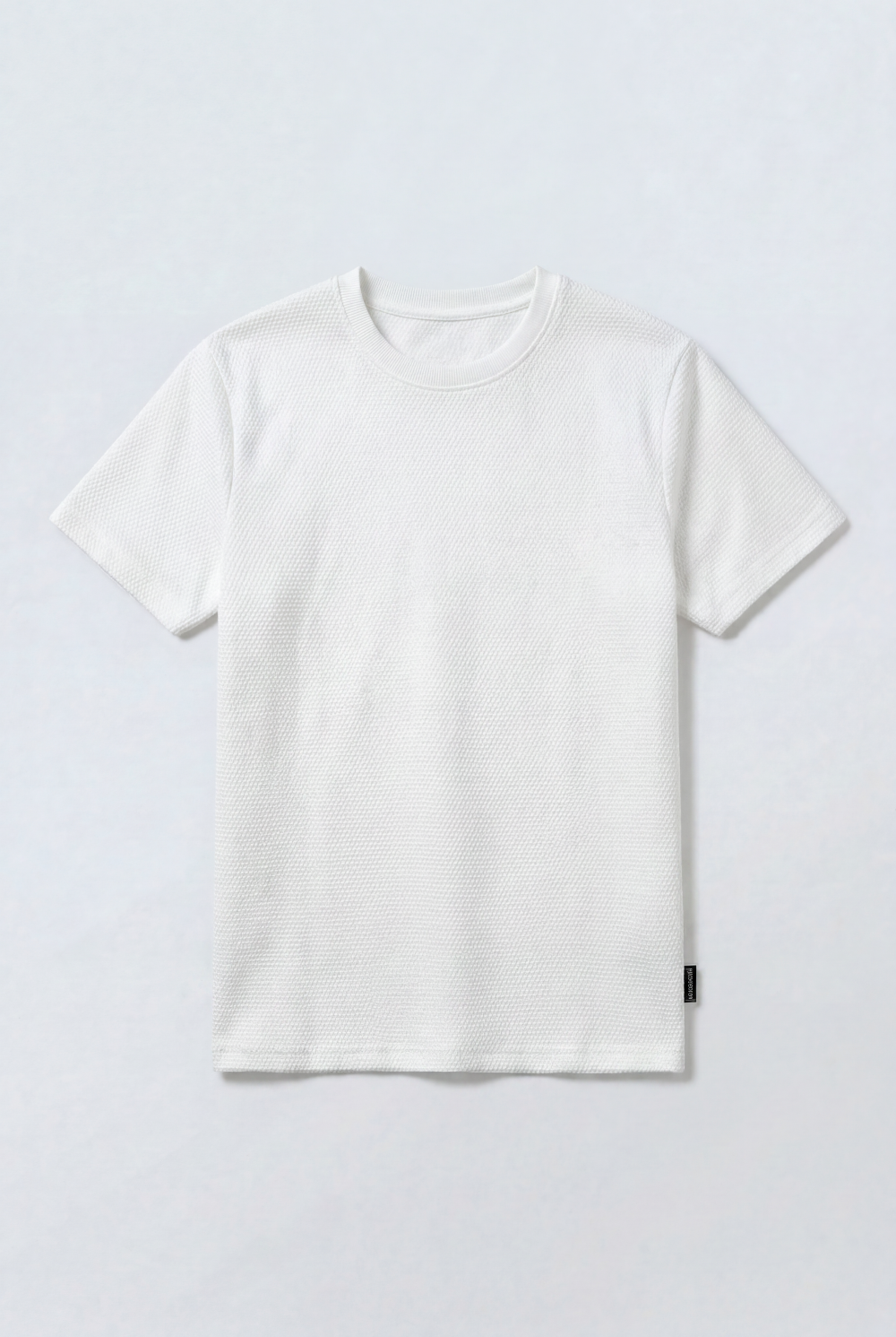 Men's Tomato Store Textured Fabric Casual Edge Basic Short Sleeves T-Shirt