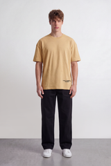 Men's Tomato Store Graphic T-Shirt Illustrated Back Artwork Round Neck Oversized Fit