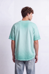 Men's Tomato StoreT-Shirt Distressed Rip Details Raw Edge Finish Drop Shoulder Oversized Fit