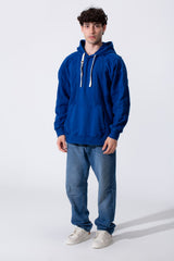 Men's Oversized Hood Washed Fabric Edge Seam Detailing Classic Kangaroo Front Pocket Tomato Store Sweatshirt