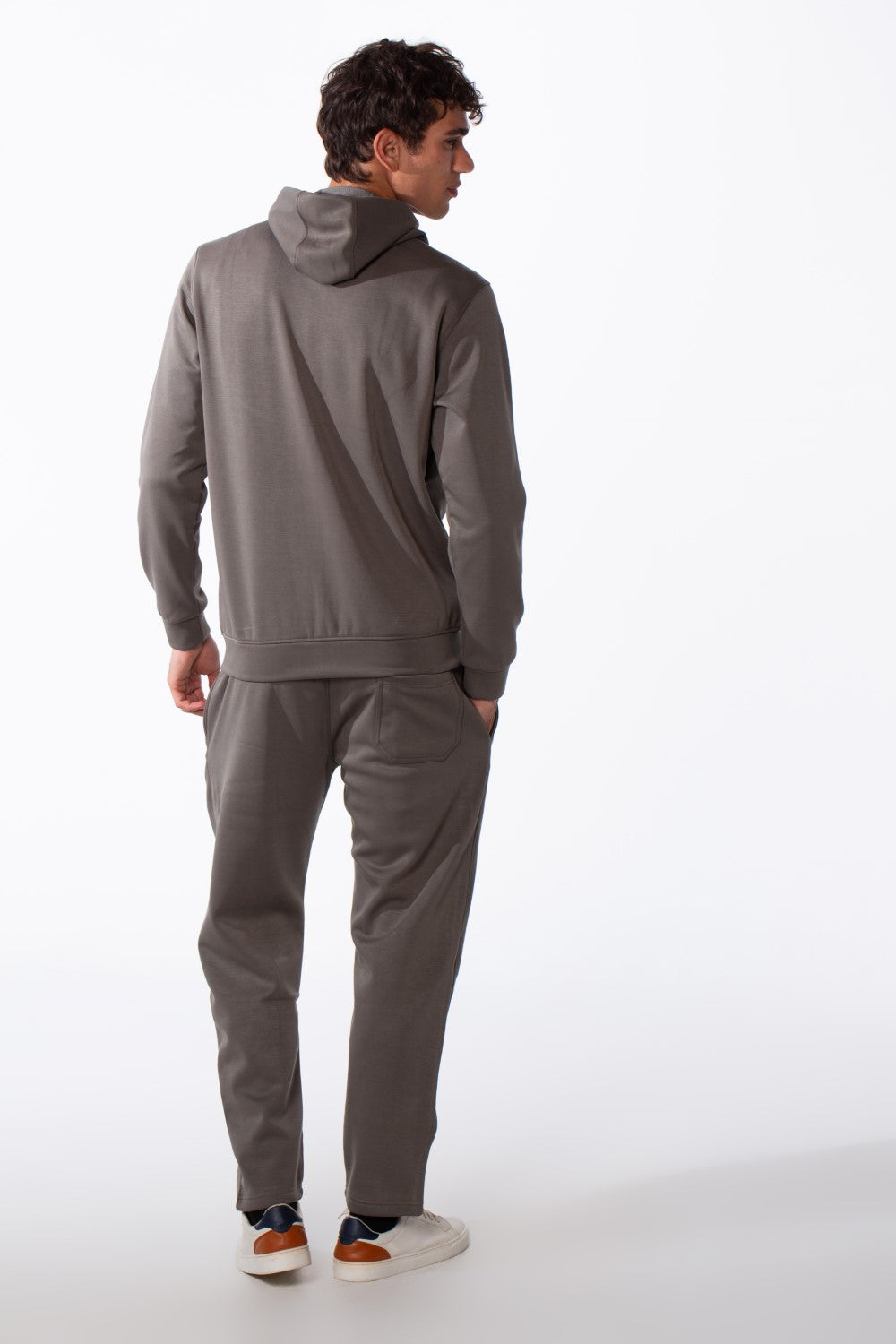 Men's Oversize Melton 2 Pieces Winter Outfit Set