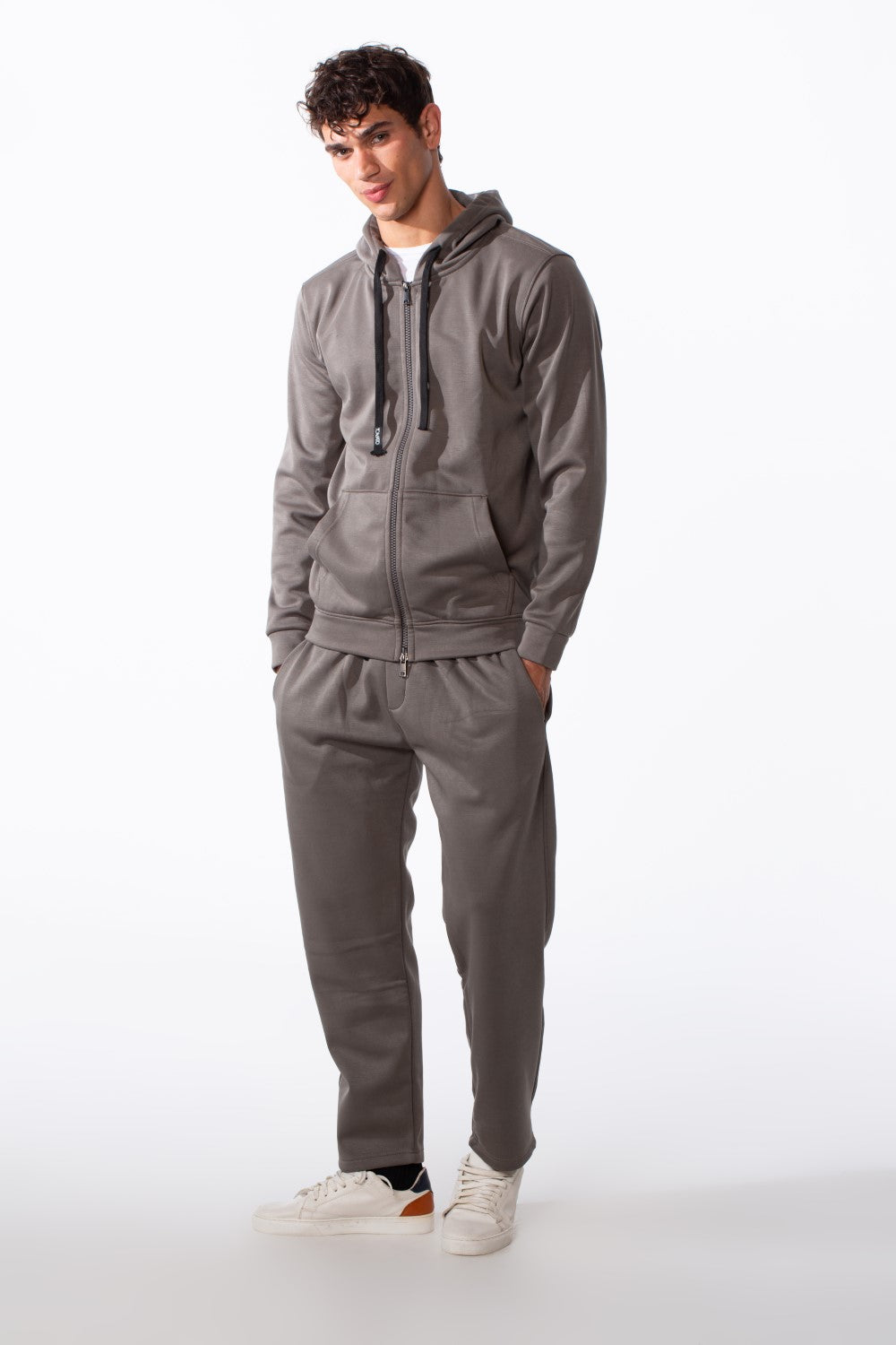 Men's Oversize Melton 2 Pieces Winter Outfit Set