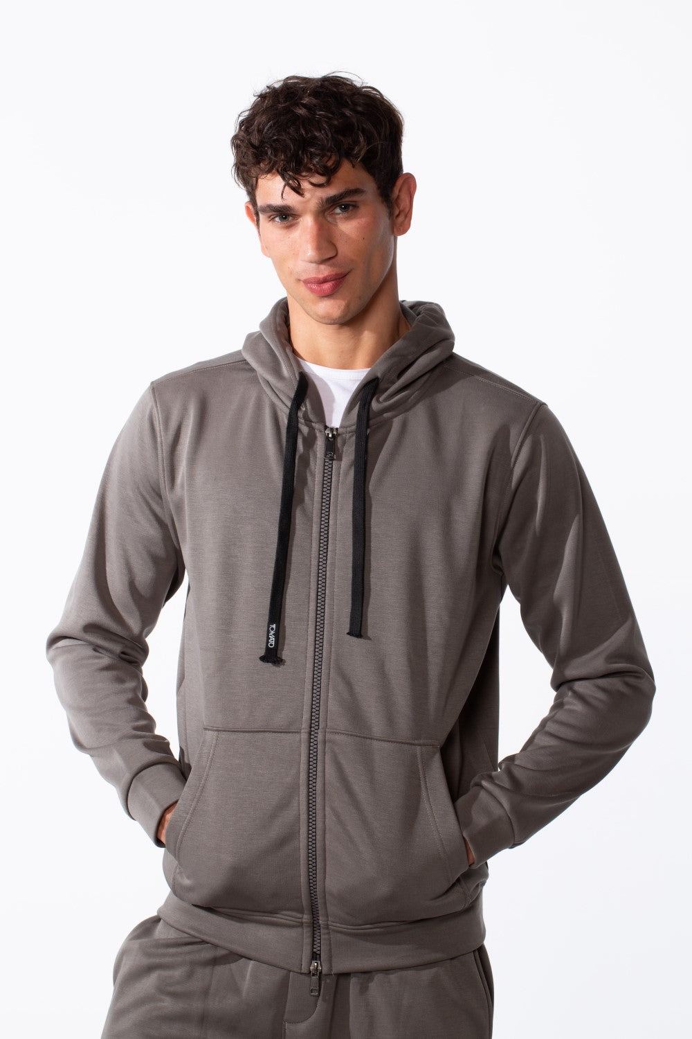 Men's Oversize Melton 2 Pieces Winter Outfit Set