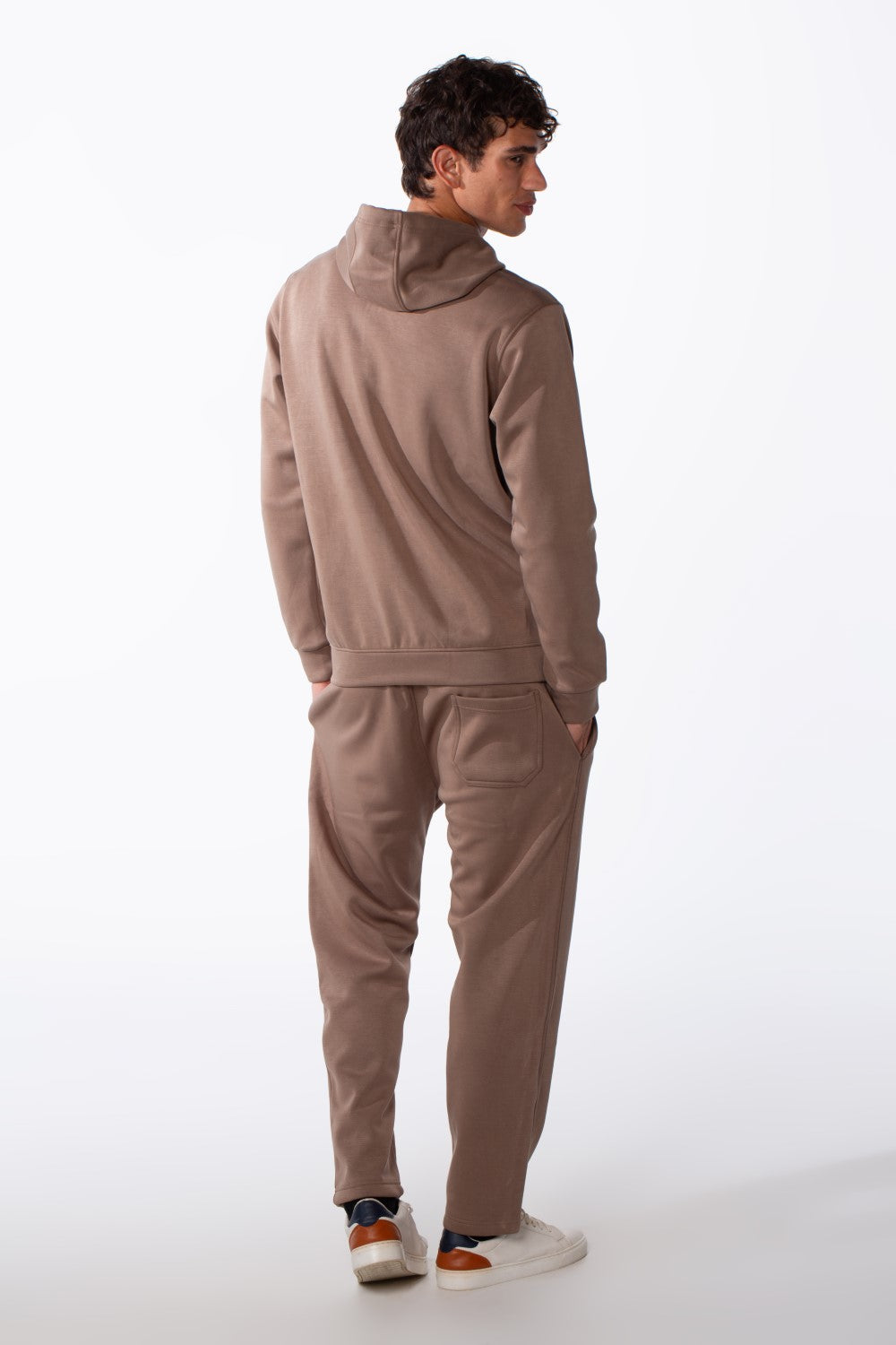 Men's Oversize Melton 2 Pieces Winter Outfit Set