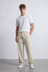 Men’s Tomato Store Relaxed Sweatpants Elastic Waist Oversize Melton Fabric
