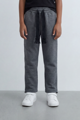 Boy's Tomato Store Jogger Sweatpants Contrast Side Piping Elastic Waistband Melton Regular Fit