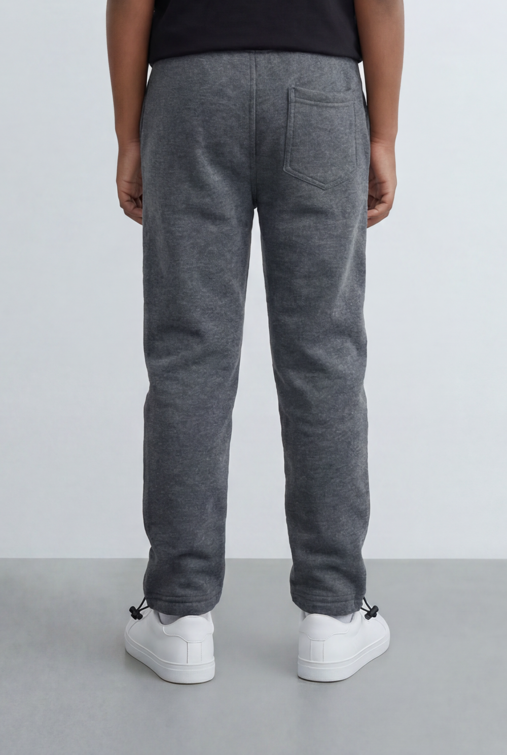 Boy's Tomato Store Jogger Sweatpants Contrast Side Piping Elastic Waistband Melton Regular Fit