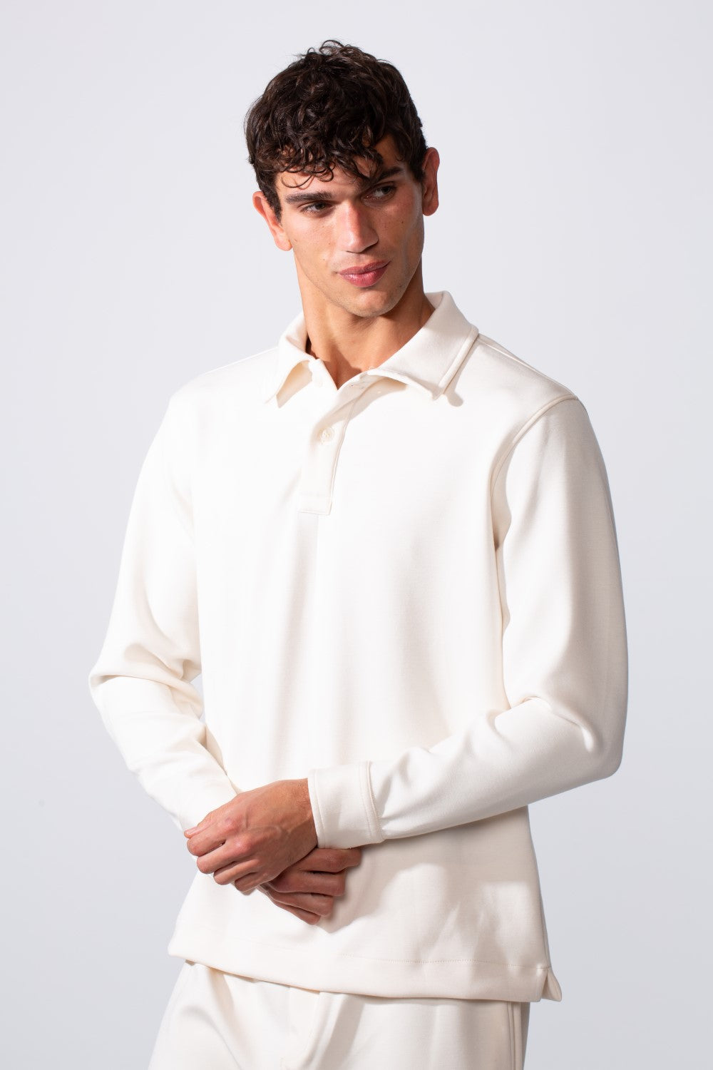 Men's Daily Wear Oversized Melton Two-Piece Outfit Set