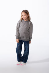 Girl's Tomato Store Sweatshirt Star Outline Front Detail