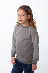 Girl's Tomato Store Sweatshirt Star Outline Front Detail
