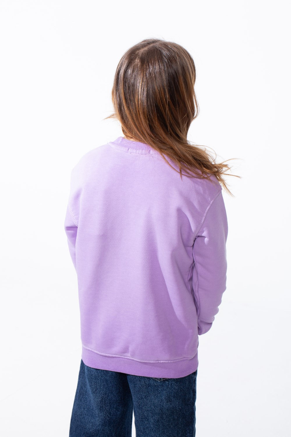 Girl's Tomato Store Sweatshirt Star Outline Front Detail